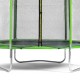 Батут DFC Trampoline Fitness с сеткой 6ft, зеленый